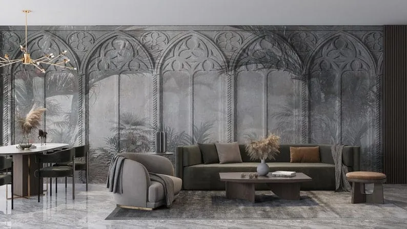 ورق جدران ملون